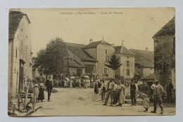 MENOUX - Rue Du Chêne - Croix De Mission (animée 1907 / Cliché Folley) - Other & Unclassified