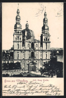 AK Würzburg, Stift Haug Kirche  - Wuerzburg