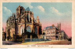 NÂ°7574 Z -cpa Rouen -Ã©glise Saint Vincent- - Rouen