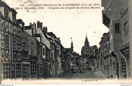 NÂ°7496 Z -cpa Grand Faubourg De Clermont - - Clermont