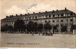 NÂ°7451 Z -cpa Amiens -la Caserne -batiment EAT- - Barracks