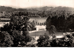 NÂ°7360 Z -cpsm Pau -la Gare Et La ChaÃ®ne Des PyrÃ©nÃ©es- - Pau