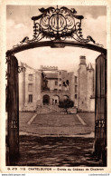 NÂ°7182 Z -cpa ChatelGuyon -entrÃ©e Du ChÃ¢teau De Chazeron- - Châteaux