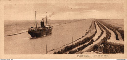 NÂ°7117 Z -cpa Port SaÃ¯d -view Of The Canal- - Port Said