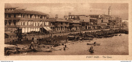 NÂ°7123 Z -cpa Port SaÃ¯d -les Quais- - Port Said