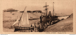 NÂ°7121 Z -cpa Canal De Suez -chantier NÂ° VI- - Suez