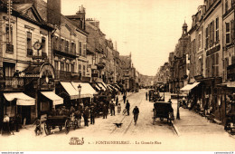 NÂ°8214 Z -cpa Fontainebleau -la Grande Rue- - Fontainebleau