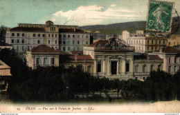 NÂ°8140 Z -cpa Oran -vue Sur Le Palais De Justice- - Algiers