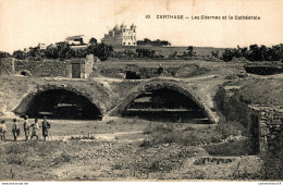 NÂ°8150 Z -cpa Carthage -les Citernes Et La CathÃ©drale- - Tunesien