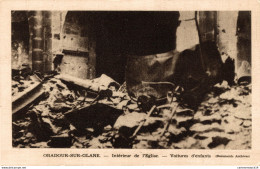 NÂ°8073 Z -cpa Oradour Sur Glane -intÃ©rieur De L'Ã©glise -voitures D'enfants- - Weltkrieg 1939-45