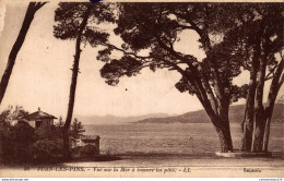 NÂ°7884 Z -cpa Juan Les Pins -vue Sur La Mer Ã  Travers Les Pins- - Autres & Non Classés