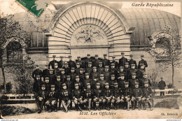 NÂ°7842 Z -cpa La Garde RÃ©publicaine -les Officiers- - Regimente