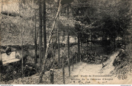 NÂ°7857 Z -cpa ForÃªt De Fontainebleau -sentier De La Caverne D'Augas- - Fontainebleau