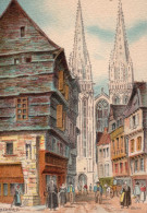 29-Quimper-La Rue Kaéréou- éditeur : M. Barré & J. Dayez - Illustrateur : Barday - Quimper