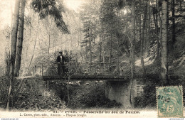 NÂ°7795 Z -cpa Poix -passerelle Au Jeu De Paume- - Poix-de-Picardie