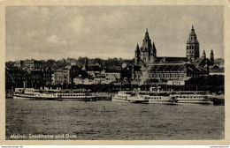 NÂ°7739 Z -cpa Mainz -Stadthalie Eund Dom- - Mainz