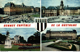 NÂ°7665 Z -cpsm Rennes -capitale De La Bretagne- - Rennes