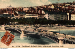 NÂ°8820 Z -cpa Lyon -pont Morand -le Quai St Clair Et Le CÃ'teau De La Croix Rousse- - Other & Unclassified