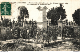 NÂ°8607 Z -cpa Beaune La Rolande -monument Ã©levÃ© Ã  La MÃ©moire Des Soldats En 1870- - Beaune-la-Rolande