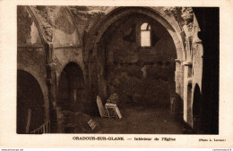 NÂ°8571 Z -cpa Oradour Sur Glane -intÃ©rieur De L'Ã©glise- - War 1939-45