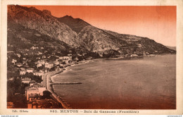 NÂ°8491 Z -cpa Menton -baie De Garavan- - Menton