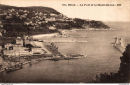 NÂ°8481 Z -cpa Nice -le Port Et Le Mont Boron- - Sonstige & Ohne Zuordnung