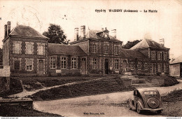 NÂ°8426 Z -cpa Wasigny -la Mairie- Superbe Peugoet 202- - Autres & Non Classés