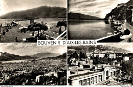 NÂ°8294 Z -cpsm Souvenir D'Aix Les Bains - Gruss Aus.../ Grüsse Aus...