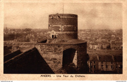 NÂ°9443 Z -cpa Angers -une Tour Du ChÃ¢teau- - Castles