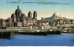NÂ°9401 Z -cpa Marseille -la CathÃ©drale Et Notre Dame De La Garde- - Notre-Dame De La Garde, Lift