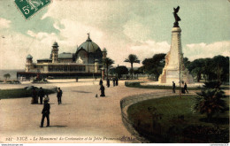 NÂ°9380 Z -cpa Nice -le Monument Du Centenaire Et La JetÃ©e Promenade- - Sonstige & Ohne Zuordnung