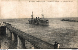 NÂ°9342 Z -cpa Biarritz -entrÃ©e D'un Croiseur- - Warships