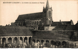 NÂ°9228 Z -cpa Montfort L'Amaury -le CloÃ®tre Du CimetiÃ¨re Et L'Ã©glise- - Montfort L'Amaury