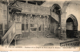 NÂ°9155 Z -cpa Environs De Lannion -intÃ©rieur De La Chapelle De Notre Dame De Kerfons- - Lannion