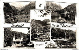 NÂ°9104 Z -cpsm Souvenir D'Aix Les Thermes -multivues- - Gruss Aus.../ Grüsse Aus...