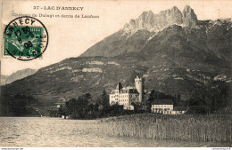NÂ°9047 Z -cpa Lac D'Annecy -chÃ¢teau De Duingt Et Dents De Lanfont- - Annecy