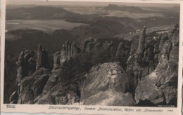 69588 - Elbsandsteingebirge - Vordere Schrammsteine, Felsen Am Schrammtor - Ca. 1950 - Autres & Non Classés