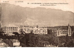 NÂ°8955 Z -cpa Aix Les Bains -le Spendide Roayl Et L'hÃ'tel Excelsior- - Aix Les Bains
