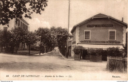 NÂ°8921 Z -cpa Camp De Sathonay -avenue De La Gare- - Barracks