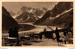 NÂ°8937 Z -cpa Chamonix Mont Blanc-terrasse De L'hÃ'tel De Montenvers- - Chamonix-Mont-Blanc