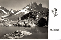 NÂ°10005 Z -cpsm Chamonix -les Drus Et L'aiguille Verte- - Chamonix-Mont-Blanc