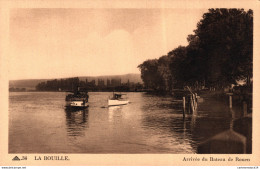 NÂ°9993 Z -cpa La Bouille -arrivÃ©e Du Bateau De Rouen- - La Bouille