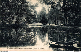 NÂ°9960 Z -cpa Challes Les Eaux -le Lac Et Le Parc- - Autres & Non Classés