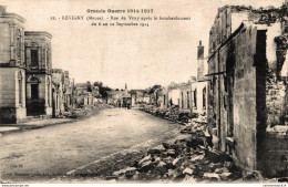 NÂ°9870 Z -cpa Revigny -rue De Vitry  AprÃ¨s Bombardement- - Revigny Sur Ornain