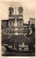 NÂ°9880 Z -cpa Roma -trinita Dei Monti Con La Scalinata- - Autres Monuments, édifices
