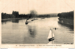 NÂ°9878 Z -cpa Boulogne Sur Seine -la Seine Entre Saint Cloud Et Boulogne- - Boulogne Billancourt