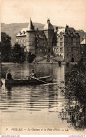 NÂ°9837 Z -cpa Vizille -le ChÃ¢teau Et La PiÃ¨ce D'eau- - Vizille