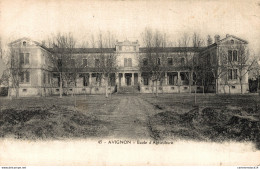 NÂ°9819 Z -cpa Avignon -Ã©cole D'Agriculture- - Avignon