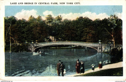 NÂ°9702 Z -cpa Lake And Bridge In Central Park -new York City - Central Park