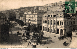 NÂ°9674 Z -cpa Alger -le ThÃ©Ã¢tre- - Alger